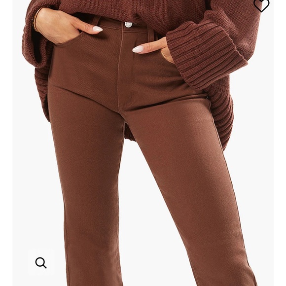 **LAST CHANCE** WeWoreWhat Brown Jeans - Size 24 - Picture 5 of 8